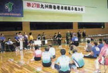 写真＿九州障害者卓球選手権大会の様子
